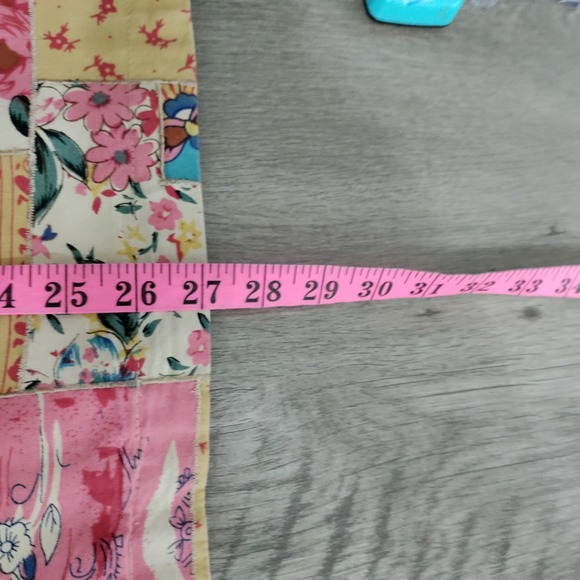 C.J. Banks 1X Artsy Floral Patchwork Mosaic Button Up Jacket 100% Cotton - Picture 6 of 7